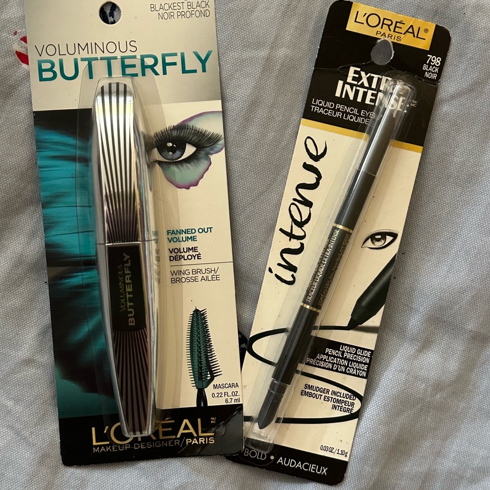 L'Oreal Paris Bundle Voluminous Butterfly Mascara and Extra Intense Eyeliner Set - Picture 8 of 8